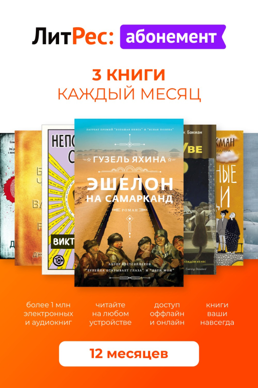 Абонемент ЛитРес на 12 месяцев