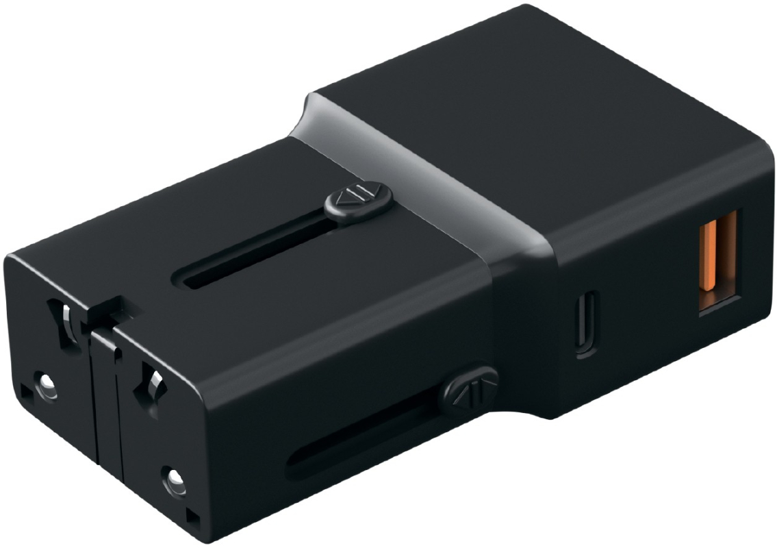 Адаптер moonfish Travel 4 in 1, черный