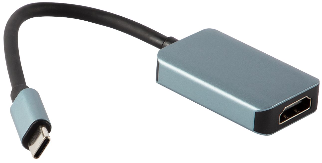 Адаптер moonfish USB-C – HDMI 4K 60 Гц, серый