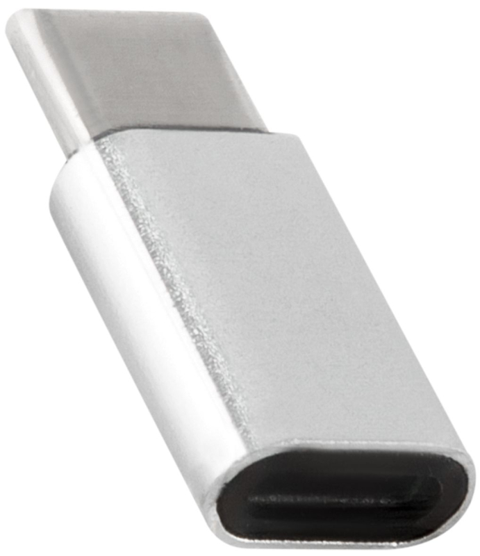 Адаптер moonfish USB-C – Lightning, серый