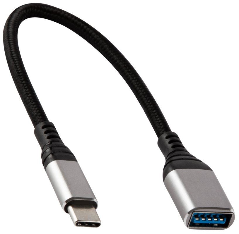 Адаптер moonfish USB-C – USB-A 3.0, серый