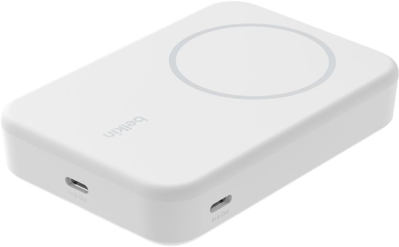 Аккумулятор Belkin BoostCharge Pro MagSafe, 10000mAh, Qi2, белый