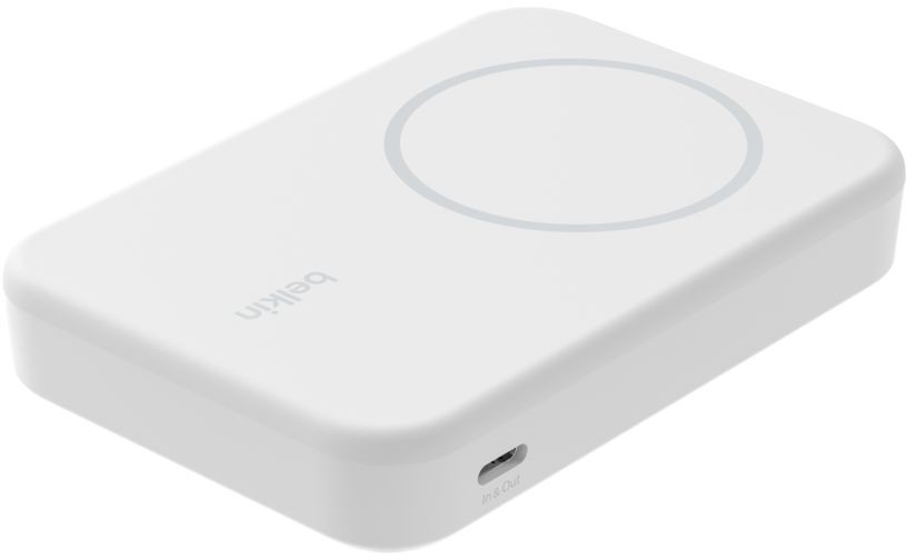 Аккумулятор Belkin BoostCharge Pro MagSafe, 8000mAh, Qi2, белый