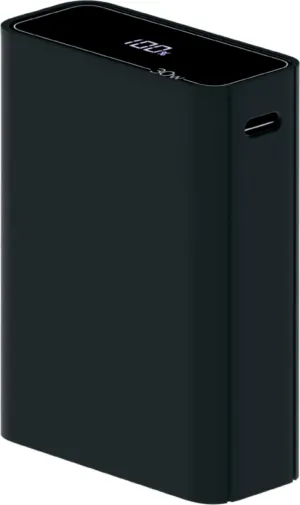 Аккумулятор moonfish PD, QC, 30 Вт, 10000mAh, soft-touch, черный