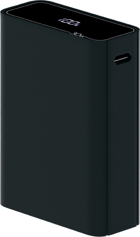 Аккумулятор moonfish PD, QC, 30 Вт, 10000mAh, soft-touch, черный