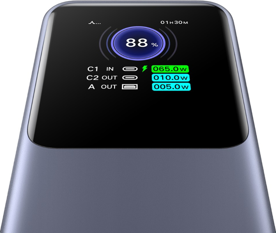 Аккумулятор UGREEN PB722, PD, 25000 mAh, серый