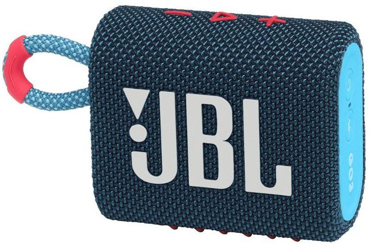 Акустика портативная JBL Go 3, синий/розовый