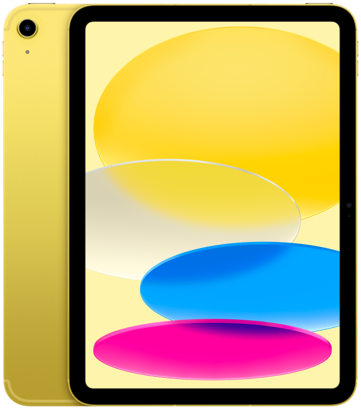 Apple iPad 10,9″ (2022) Wi-Fi + Cellular 64 ГБ, жёлтый