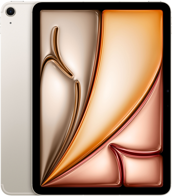 Apple iPad Air (2024) 13″ Wi-Fi + Cellular 256 ГБ, «сияющая звезда»
