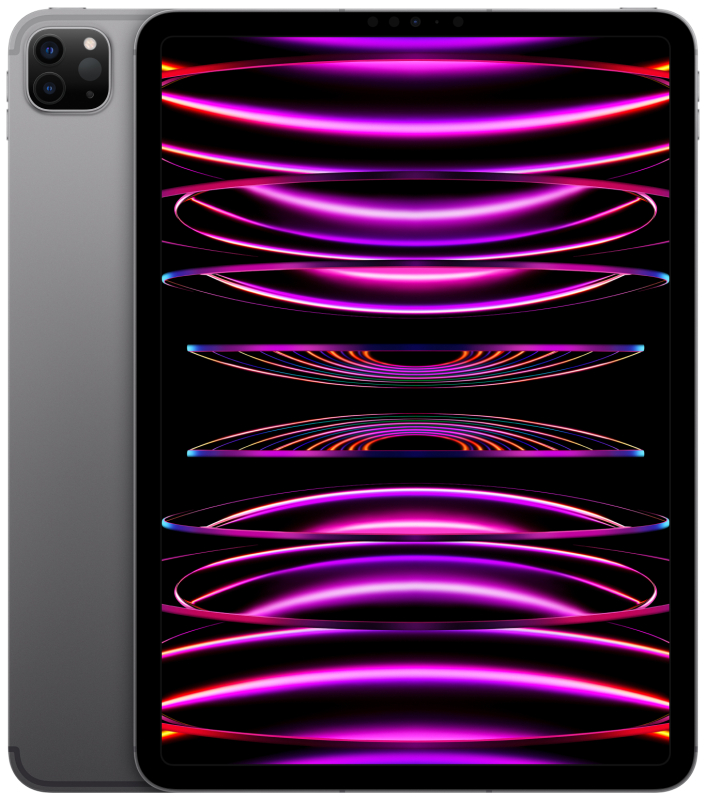 Apple iPad Pro (2022) 11″ Wi-Fi + Cellular 2 ТБ, «серый космос»