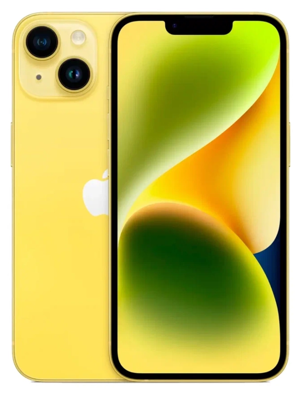 Apple iPhone 14 SIM 128 ГБ, желтый