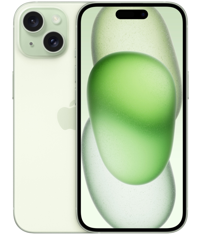 Apple iPhone 15 dual-SIM 128 ГБ, зеленый