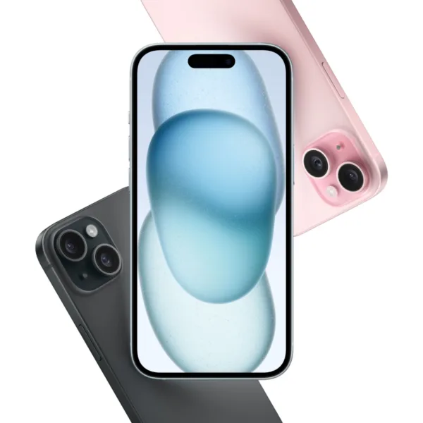 Apple iPhone 15 dual-SIM 256 ГБ, черный