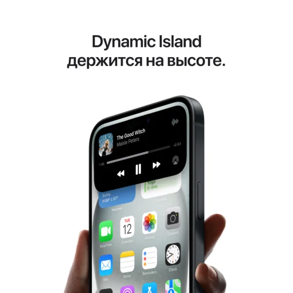 Apple iPhone 15 dual-SIM 256 ГБ, черный