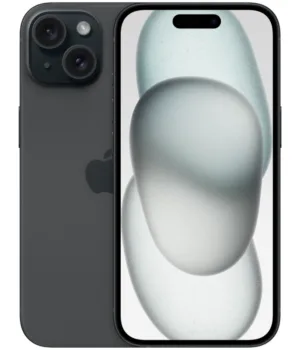 Apple iPhone 15 dual-SIM 256 ГБ, черный