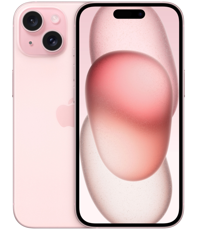 Apple iPhone 15 dual-SIM 256 ГБ, розовый