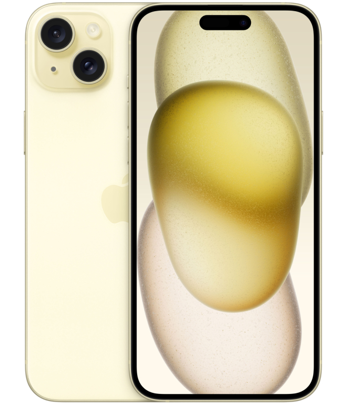 Apple iPhone 15 Plus SIM 512 ГБ, желтый