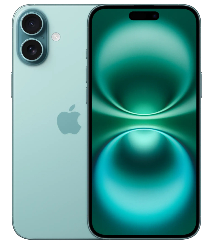 Apple iPhone 16 Plus SIM 256 ГБ, бирюзовый
