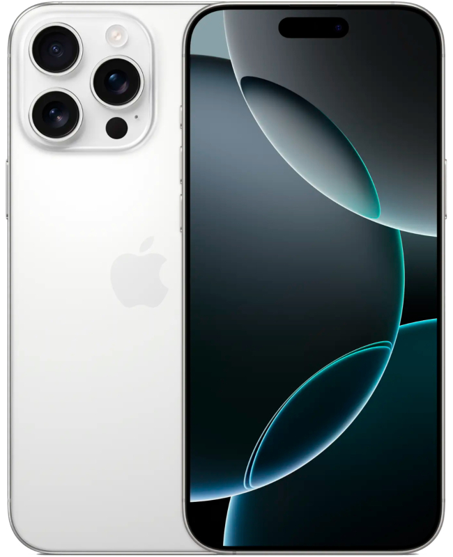 Apple iPhone 16 Pro Max dual-SIM 1 ТБ, «титановый белый»