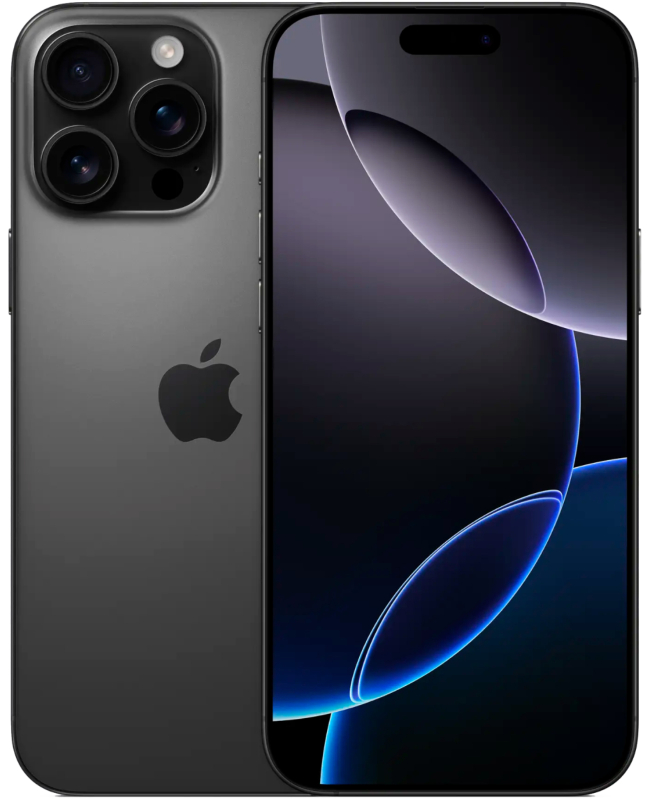 Apple iPhone 16 Pro Max dual-SIM 1 ТБ, «титановый чёрный»