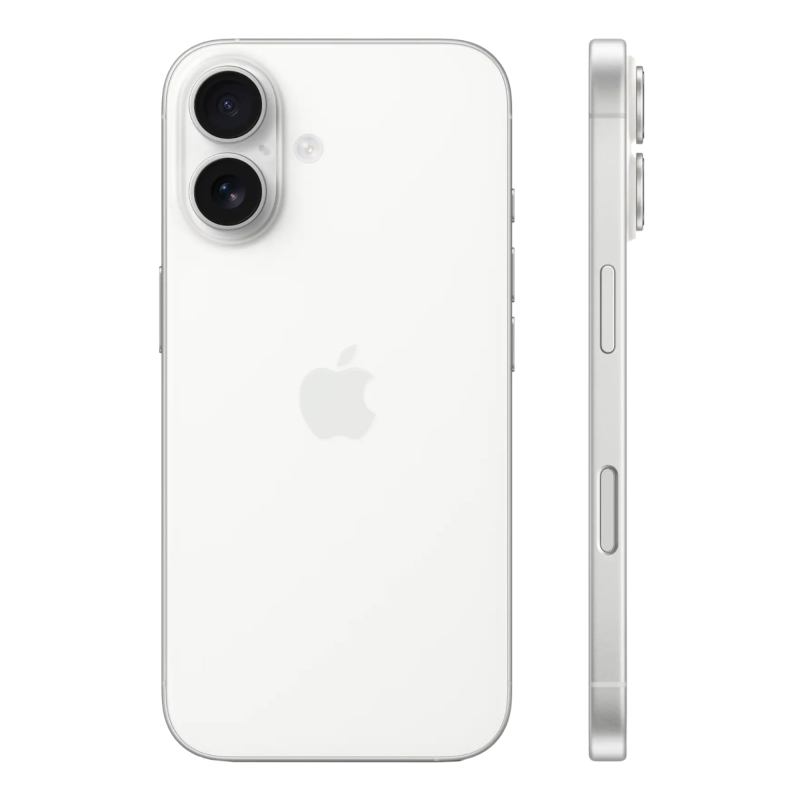 Apple iPhone 16 SIM 256 ГБ, белый