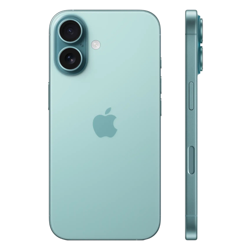 Apple iPhone 16 SIM 256 ГБ, бирюзовый