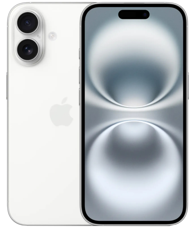 Apple iPhone 16 SIM 512 ГБ, белый