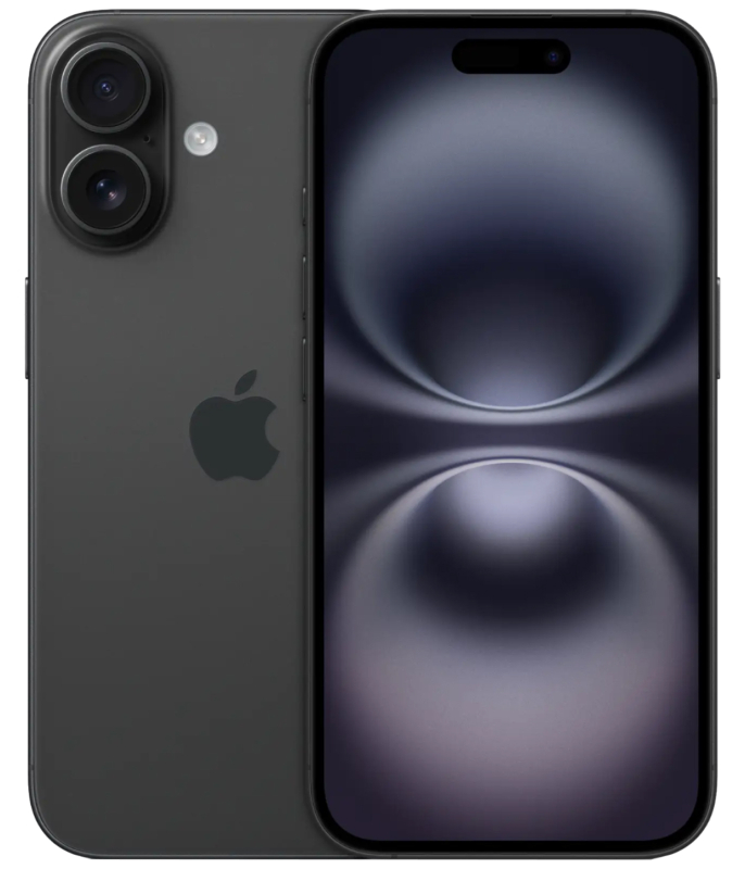 Apple iPhone 16 SIM 512 ГБ, черный
