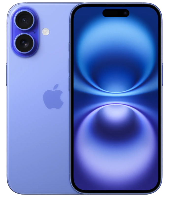 Apple iPhone 16 SIM 512 ГБ, ультрамарин