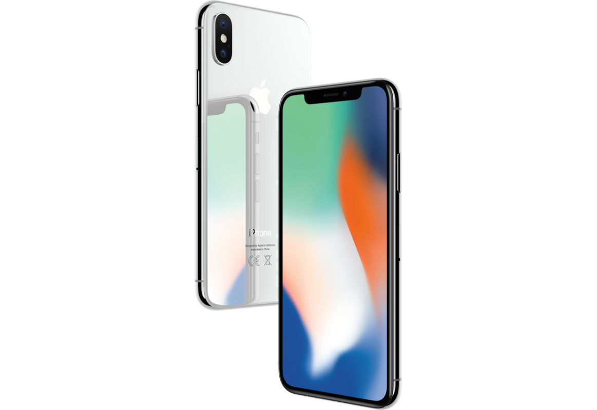 Apple iPhone X, 256 ГБ, серебристый