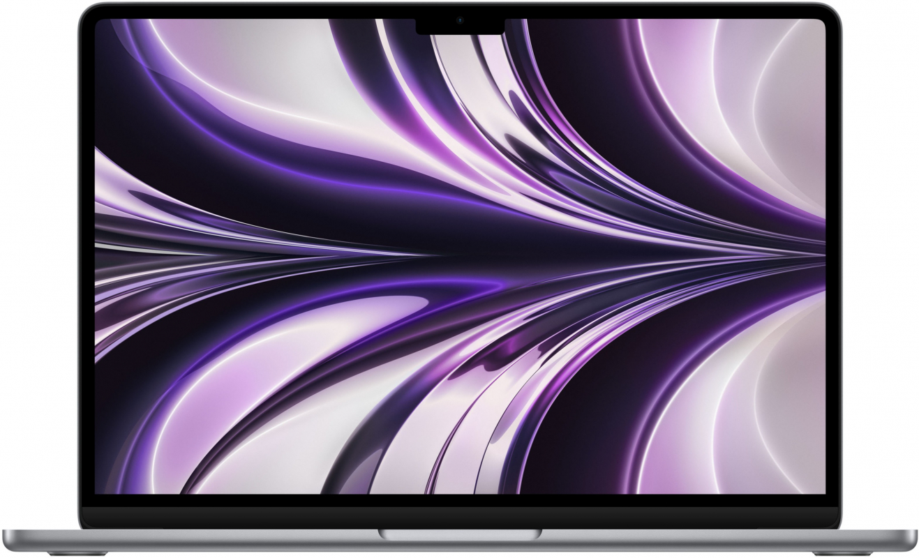 Apple MacBook Air 13″ (M2, 8C CPU/10C GPU, 2022), 8 ГБ, 512 ГБ SSD, «серый космос»