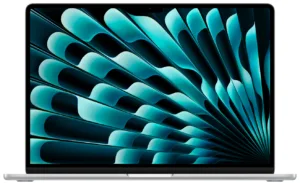 Apple MacBook Air 15″ (M3, 8C CPU/10C GPU, 2024), 8 ГБ, 512 ГБ SSD, серебристый