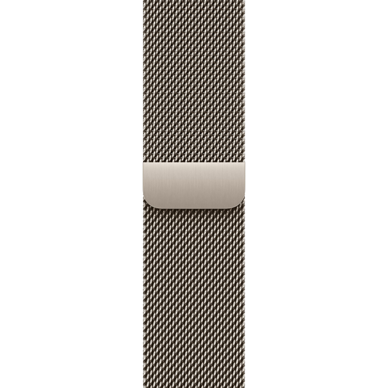Apple Watch Series 10, 46 мм, корпус из титана цвета «титановый бежевый», «миланская петля» бежевого цвета M/L
