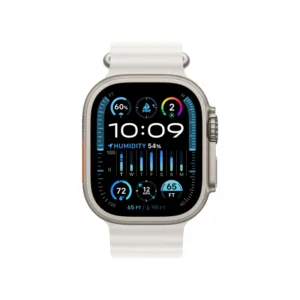 Apple Watch Ultra 2 GPS + Cellular, 49 мм, корпус из титана, ремешок Ocean белого цвета