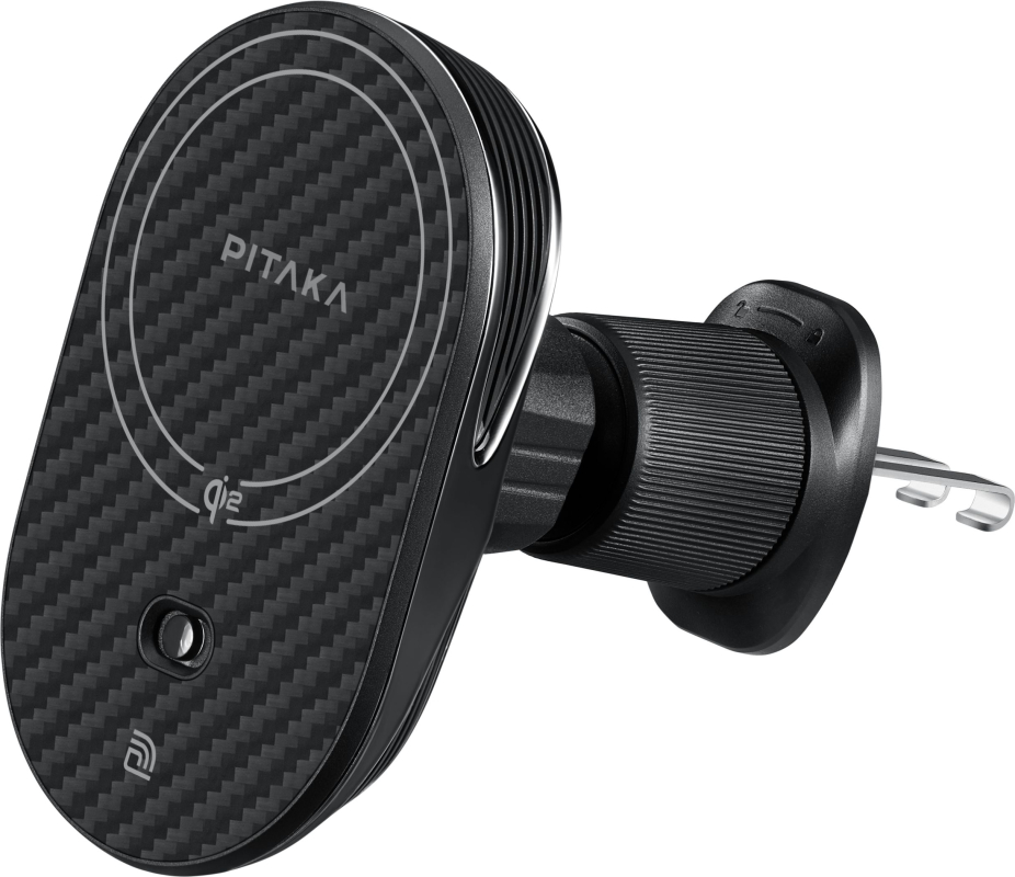 Автомобильный держатель Pitaka MagEZ Car Mount Pro 2, Qi2, черный