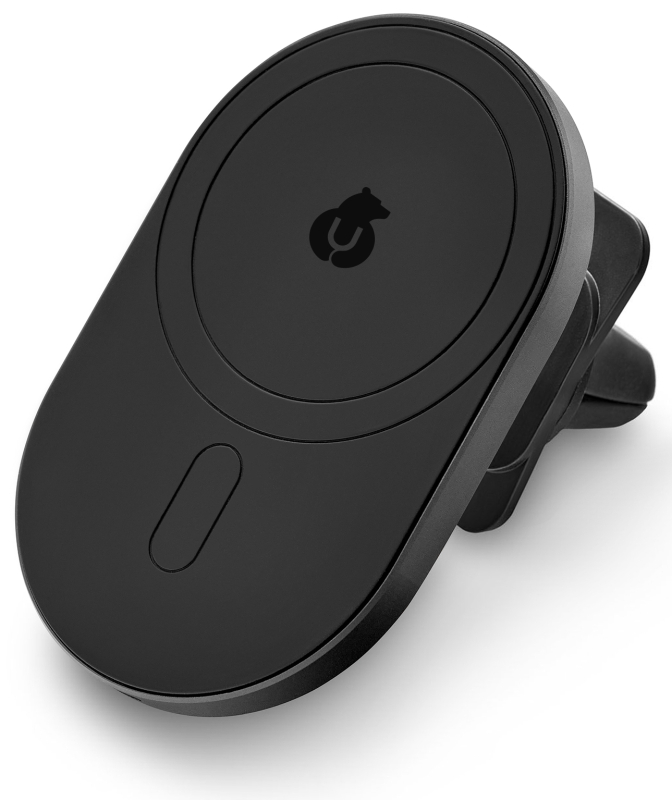 Автомобильный держатель uBear Go-Power с БЗУ MagSafe, черный