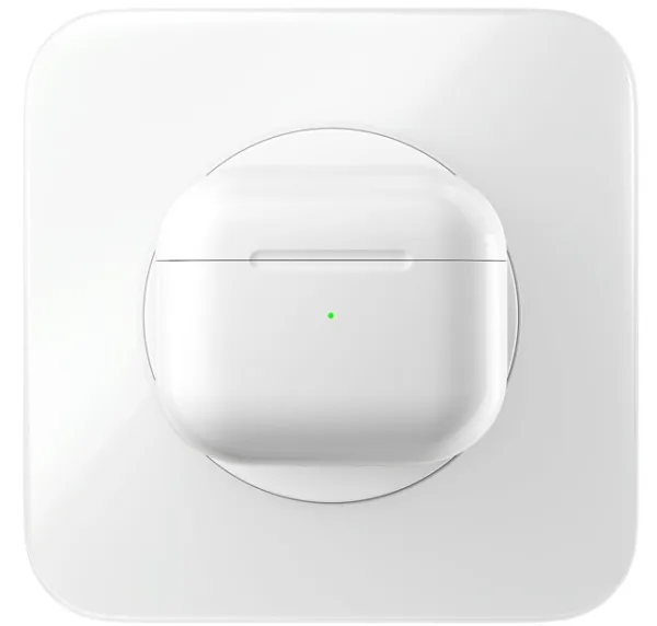 Беспроводное зарядное устройство Nomad Base One V2 MagSafe, с поддержкой MagSafe, 15Вт, серебристый