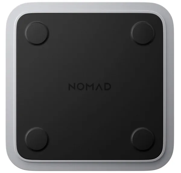 Беспроводное зарядное устройство Nomad Base One V2 MagSafe, с поддержкой MagSafe, 15Вт, серебристый