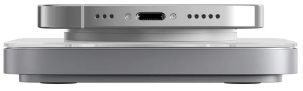 Беспроводное зарядное устройство Nomad Base One V2 MagSafe, с поддержкой MagSafe, 15Вт, серебристый