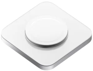 Беспроводное зарядное устройство Nomad Base One V2 MagSafe, с поддержкой MagSafe, 15Вт, серебристый