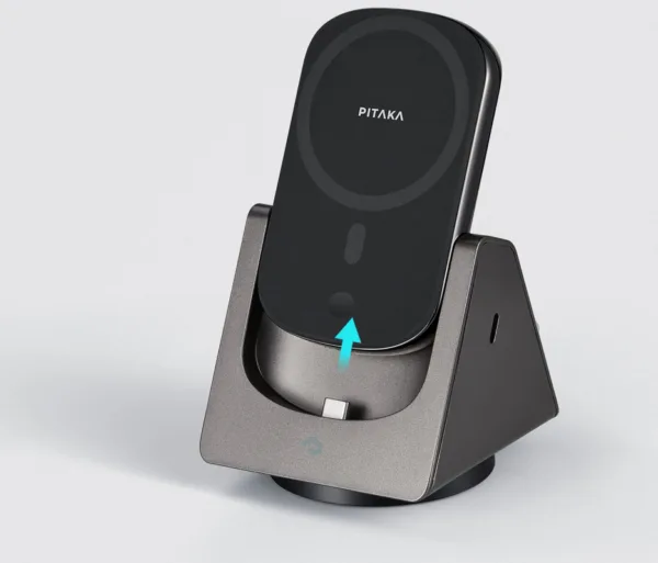 Беспроводное зарядное устройство Pitaka MagEZ Charging Slider 2, черный