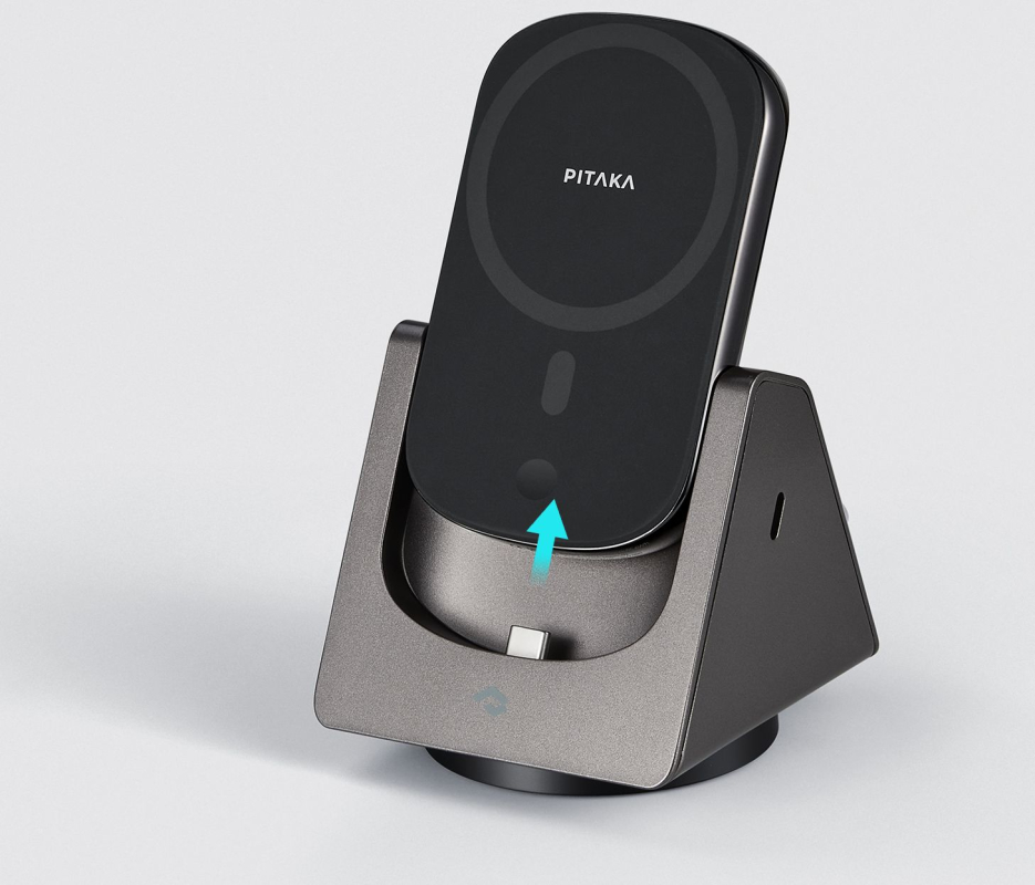 Беспроводное зарядное устройство Pitaka MagEZ Charging Slider 2, черный