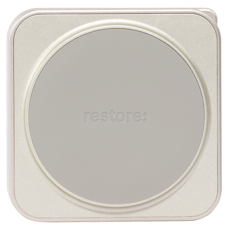 Беспроводное зарядное устройство restore: hello, world! Fold 3-in-1, титановый