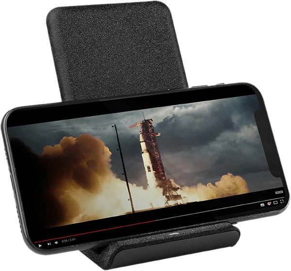 Беспроводное зарядное устройство Uniq Vertex Duo Foldable 2-in-1 15Вт, серый
