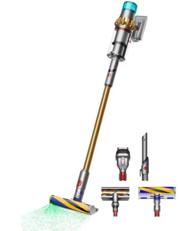Беспроводной пылесос Dyson V15 Detect Absolute, золотой/серебристый