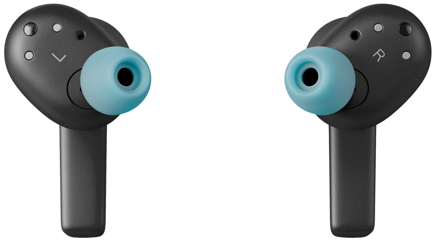 Беспроводные наушники Bang & Olufsen Beoplay EX, черный антрацит/голубой