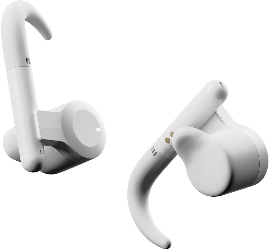 Беспроводные нушники KaiboAudio TWS Buds Wave 1 с костной проводимостью, белый