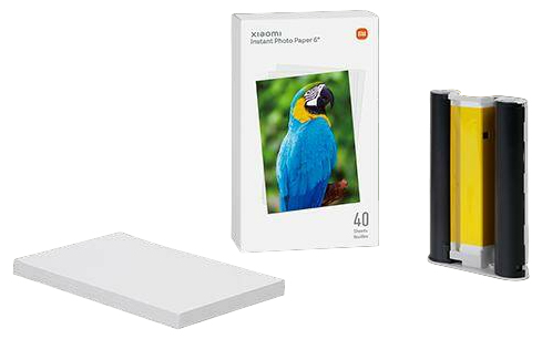 Бумага для фотопринтера Xiaomi Instant Photo Paper 6″, 40 листов, Белый