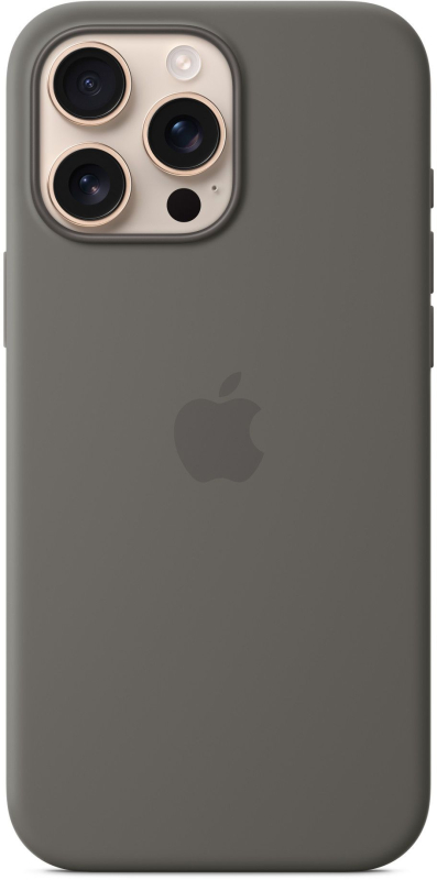 Чехол Apple для iPhone 16 Pro Max Silicone with MagSafe, серый