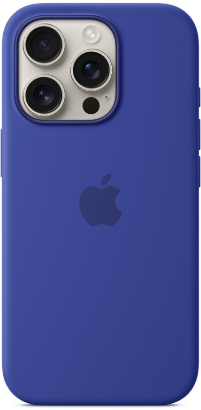 Чехол Apple для iPhone 16 Pro Silicone MagSafe, ультрамарин